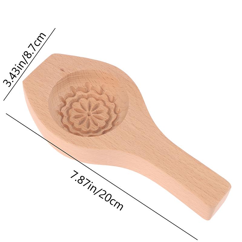 Manual Diy Wooden Steamed Bread Mold Moon Cake Fruit Biscuits Pasta Bag Steamed Stuffed Bun Tool Household Baking Artifact