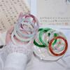 New Girl Sweet and Fresh White Elegant Gift Chinese Charm Exquisite Popular Retro Ink Round Bracelet Simple Daily Temperament