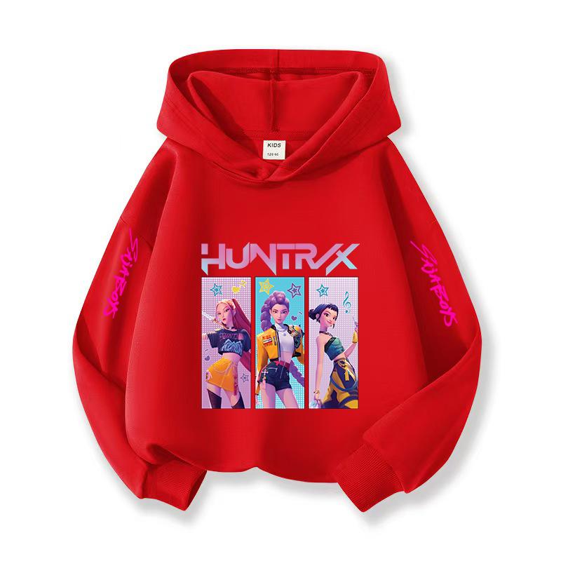 Hoodies Sweatshirts Girls Christmas Casual Comfortable Kids Hoodie Fashion Printed Pattern Sweatshirt Top