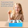 9 Holes Color Shape Sorting Box Montessori Educational Toy for Kids Shape Color Recognition Matching Puzzle STEM Learning Toy