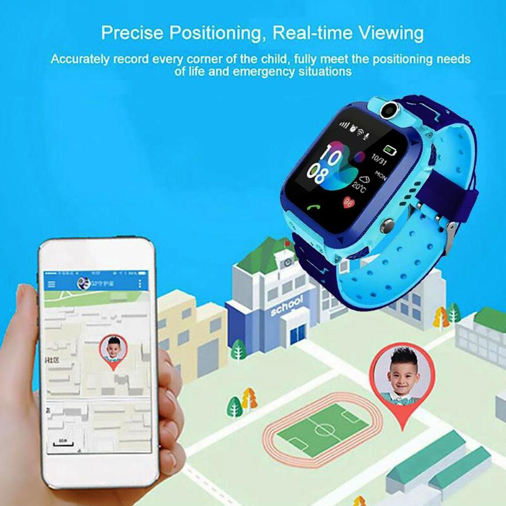 Q12 Kids Smart Watch IP67 Waterproof Children "s Phone Watch Precise Positioning SOS One Key For