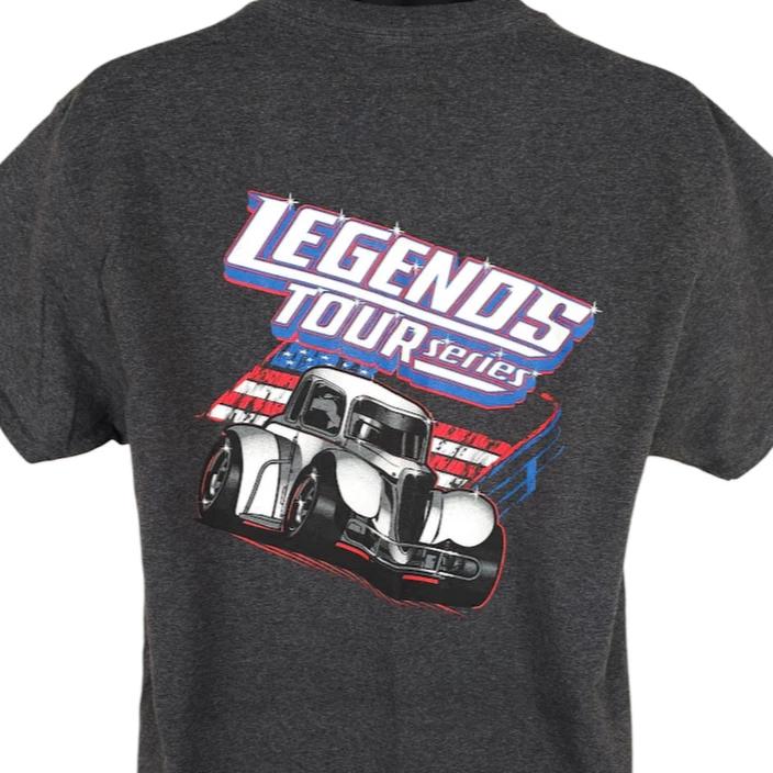 

Hot Rod Racing T Shirt Mens Size Large Gray Legends Of The Pacific 4XL
