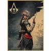 Assassin's Creed Retro Kraft Paper Wall Poster Mural 250