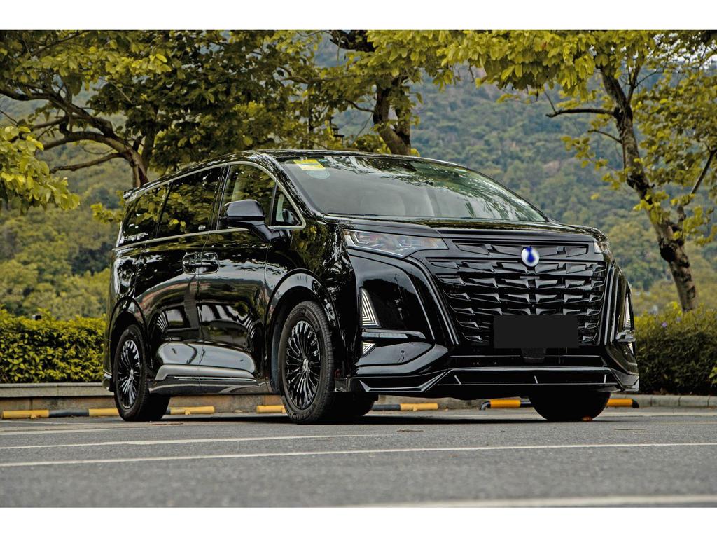 2022 BYD Denza D9 MC Style Small Body Kit: Front Splitter, Lip, Rear Spoiler, Lip, Side Skirt, Roof Spoiler.