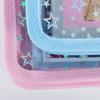 6-Hole Album Storage Binder with Zipper Sticker Storage Organizer Water Resist for Storing Postcards Photos Ticket Stubs