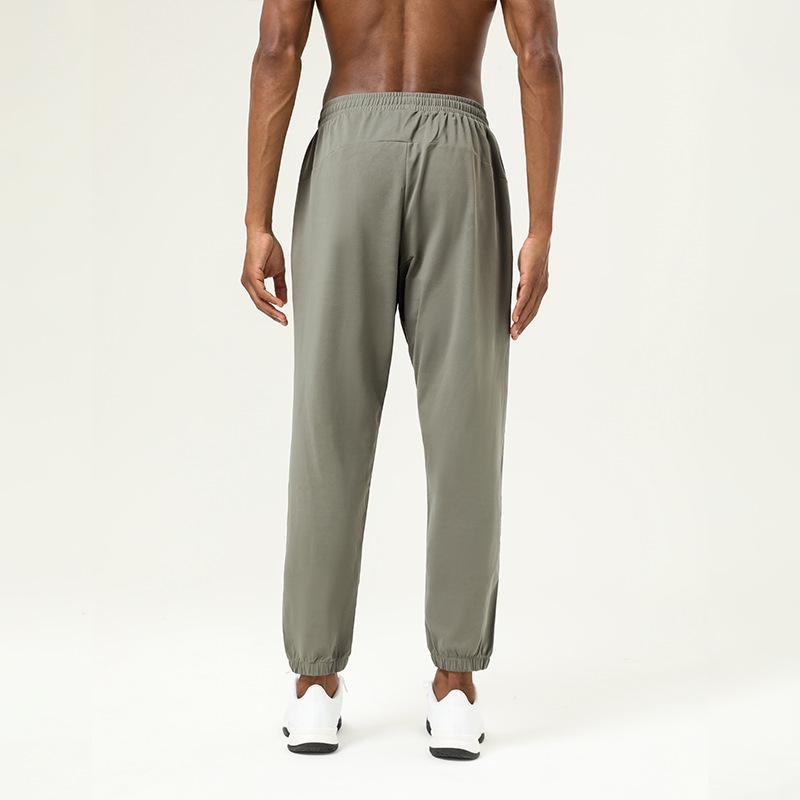Men's Quick-Dry Marathon Training Pants - Breathable, Cuffed, Ideal for Spring & Autumn