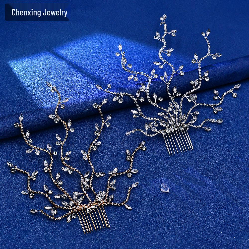 

Chenxing CX481 Rhinestone Bridal Hair Comb Updo Side Decoration Accessories