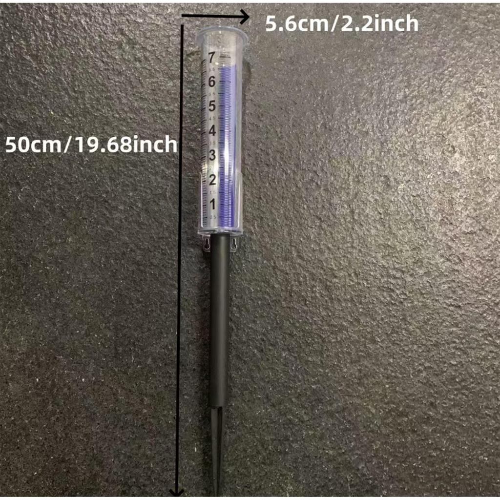 New Outdoor Garden Rain Gauge Freeze Proof Rain Gauge Outdoor Best Rated For Garden Deck Lawn With Numbers Adjustable Height