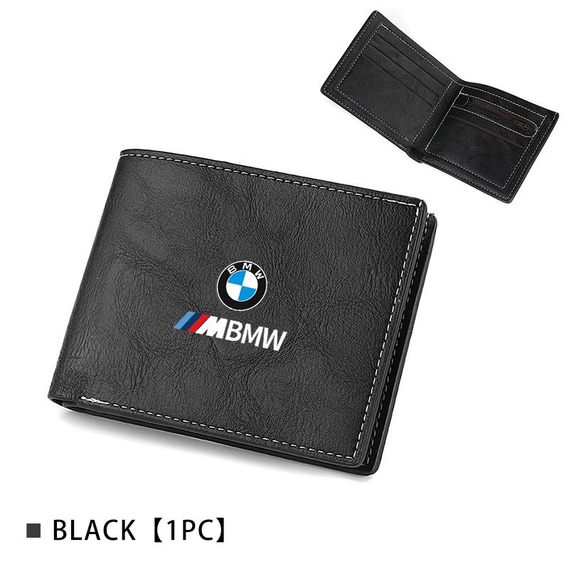 BKSN4 Car Men Women Short Wallet Credit Card Holder Payment Zero Purse For BMW G30 G20 M3 M5 E91 E92 E93 E36 E70 X3 X4 X5 X1 E39 F30