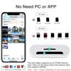 2 In 1 Lightning to SD/TF Card Reader Fast Data Transfer Compatible with Ios, No App Required