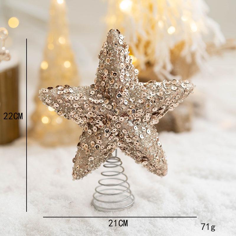 Goldfarbener Weihnachtsbaumschmuck – Hängende Kugeldekoration für Feiertage