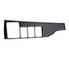 Carbon Fiber Headlight Switch Panel Frame Cover Trim Fits Toyota Corolla 2014-19