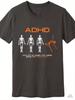 2025 Adhd Awareness Funny Unisexs Short Sleeve Graphic Tshirt Black Collection 62079