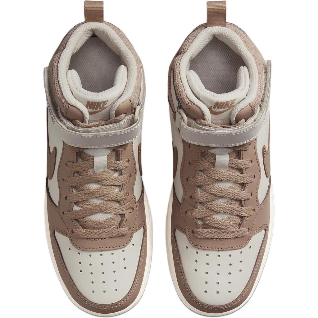 Nike Court Borough Mid 2 GS Pale Ivory Barnesko Brun Sail Hamp CD7782-125