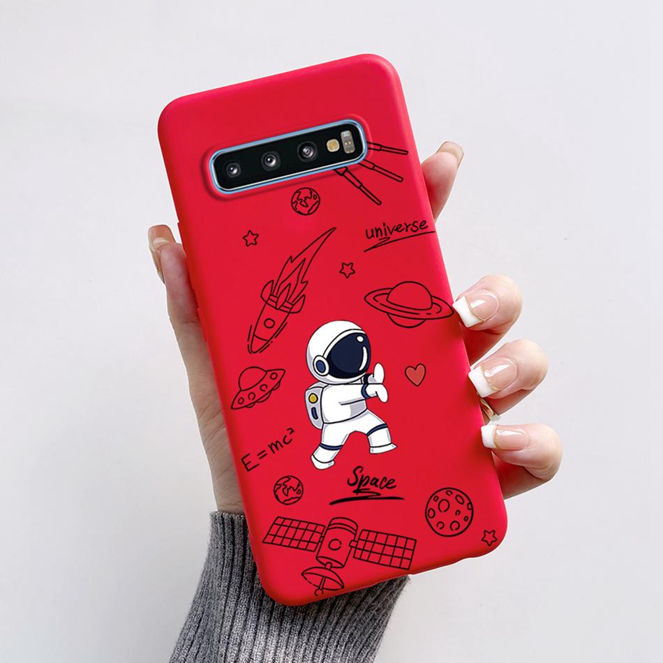 Für Samsung Galaxy S10 Plus Hülle SM-G975F Astronaut Handyhülle Für Samsung S10 S10E SM-G973F SM-G970F S 10 S10Plus S10e Bumper