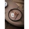 Nordic Round Jewelry Tray Woven Leather Storage Tray Living Room Kitchen Desktop Cosmetic Sundries Plate Home Decoration