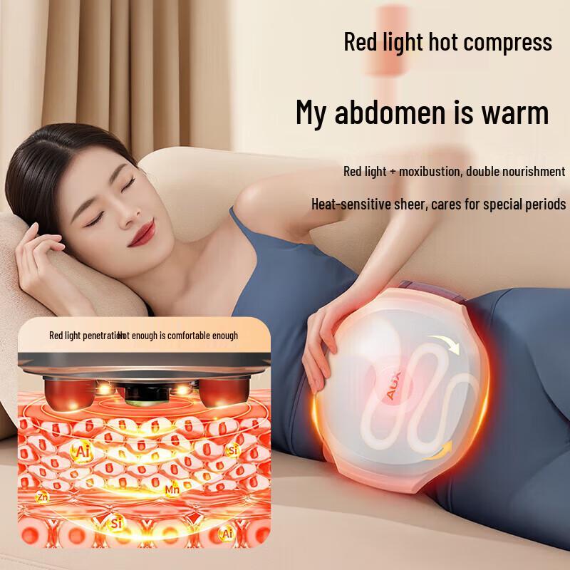 Aux Heated Abdominal Moxibustion Massager