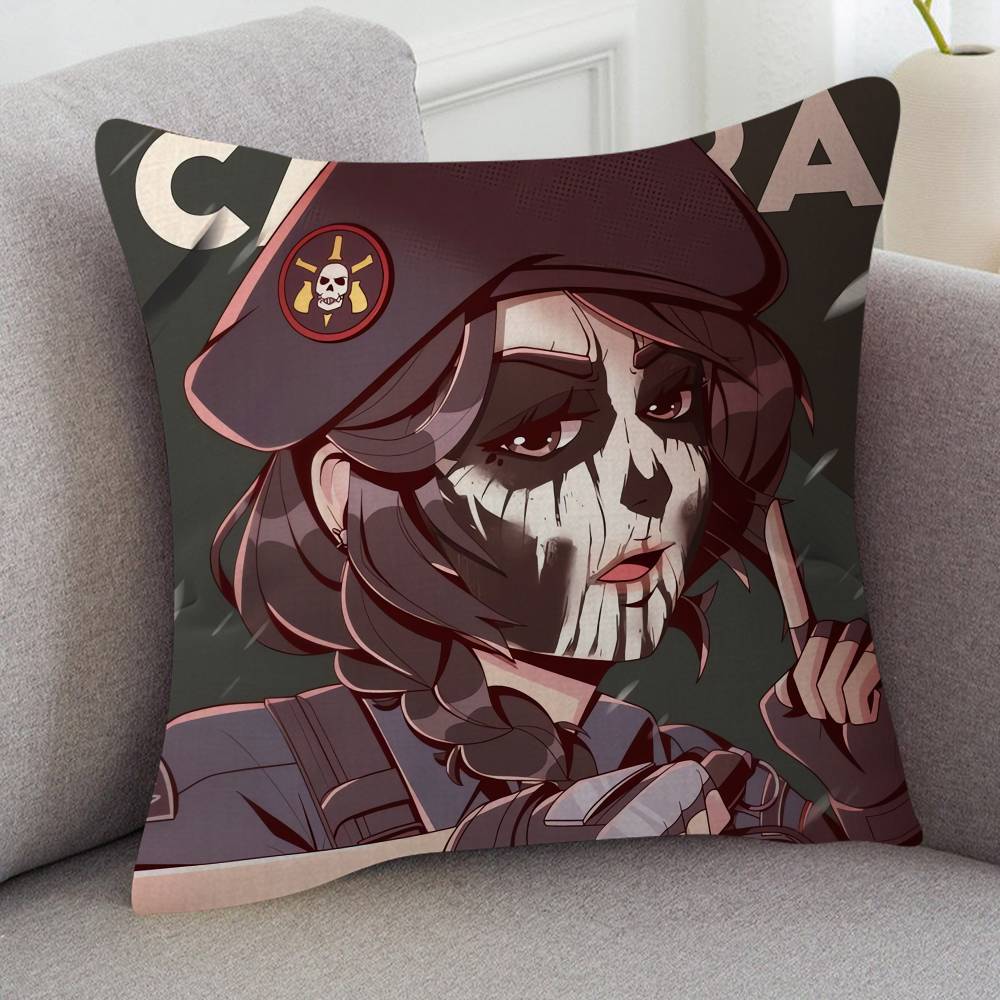 Game Rainbow Six Pillow Case Soft Double Sided Print Sofa Cushion Cover Throw Pillow Covers