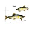 Marine Toy Animals Figures Sword fish Sailfish Salmon Shark Piranha Animal Figurines Action Figure Children Toys Games kids Gift