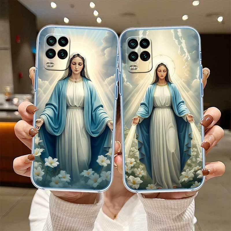 Virgen Maria Case for Motorola E7 E22 E20 E13 E15 E22S E30 E40 G10 G20 G04 G22 G23 G05 G75 G35 G55 G6 G7 G8 G9 Plus Power Play