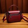 Women's New Mini Bag Elegant Bucket Bag Genuine Leather Shoulder Bag Retro Fashion Soft Leather Crossbody Bag Handbag