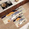 VIKAMA Cartoon Greedy Kittens Rug Non-slip Absorbent Kitchen Rug Bathroom Mat Doormat Rug For Bedroom Live Room Home Decor