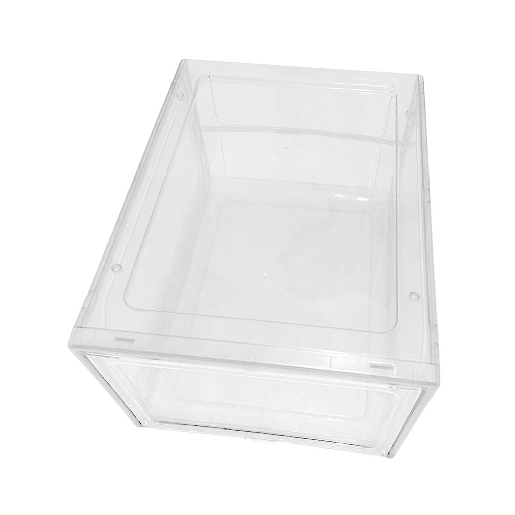 Shoe Organizer Container Dustproof Storage Box Stackable