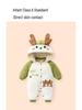 Newborn Winter Fleece Romper - Warm Harem Pajamas for Boys & Girls