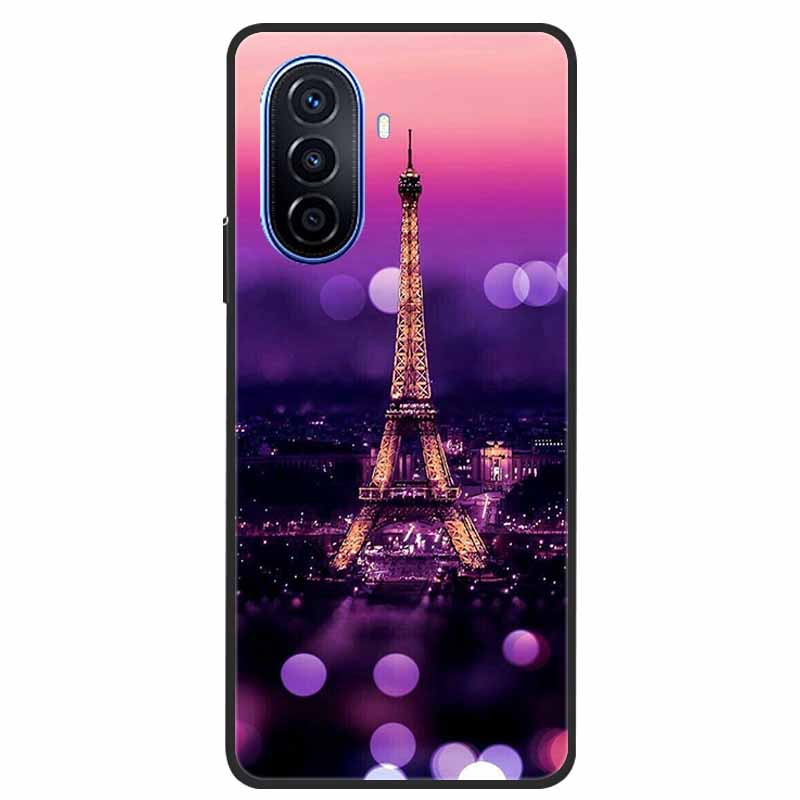 For Huawei Nova Y70 Plus Case Wolf Black Silicone Soft Phone Case For Huawei Nova Y70 Back Cover Case NovaY70 Y 70 Funda Coque