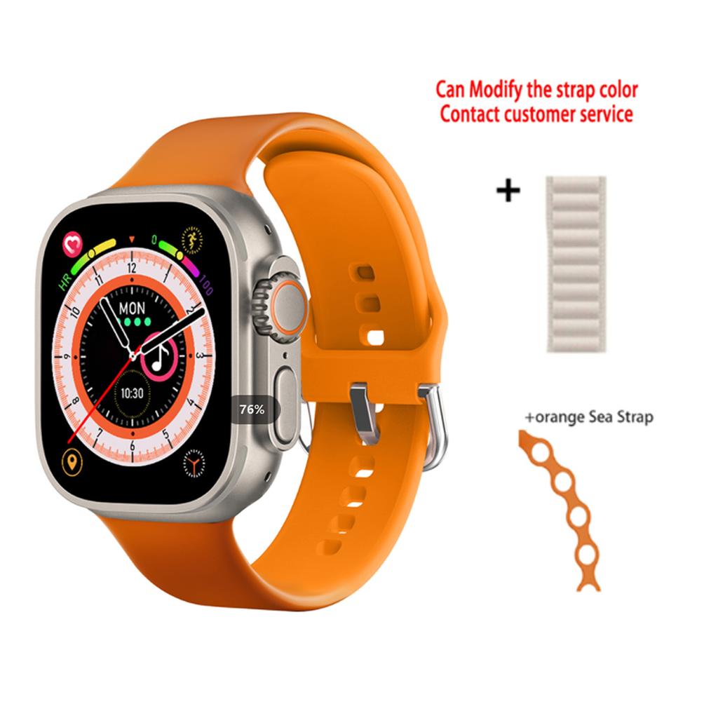 Bărbați 2.04" Amoled Hello Watch 3 Ceasuri Inteligente Seria Ultra 8 49mm Busolă Ritm Cardiac E-book Femei 4gb Memorie Smartwatch