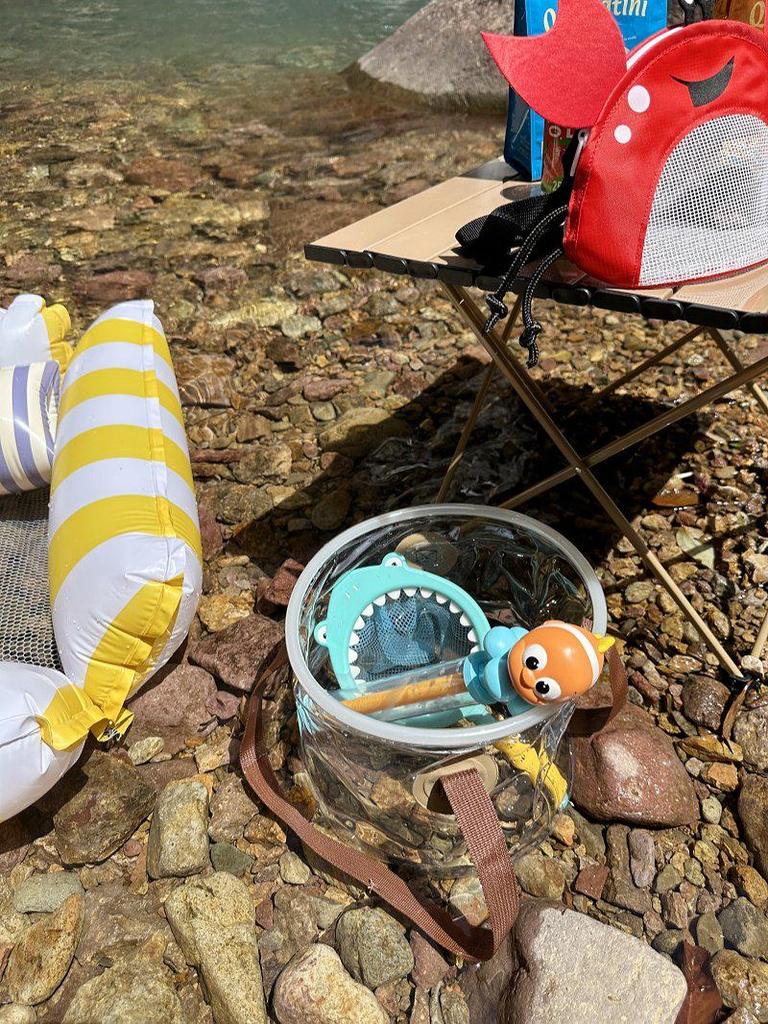 Sdraio Anello Galleggiante Gonfiabile per Bambini - Galleggiante da Spiaggia e Piscina.