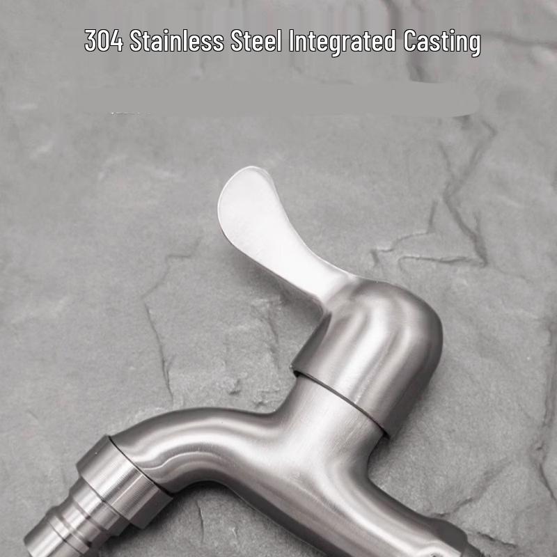 TLXT Stainless Steel Washing Machine Faucet