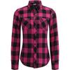 Camisa de Franela a Cuadros con Puño Remangado para Mujer/Señora de Urban Classics