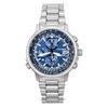 Promaster Sky Eco-Drive Chronograph Stainless Steel Blue Dial Diver's AT8300-58L 200M Men's Watch