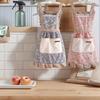 Floral Design Canvas Apron - 1pc, 2pcs with Adjustable Straps, Breathable Fabric, Perfect for Chefs And Waiters