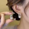 Elegant Water Drop Pearl Earrings - Light Luxury High-End Fashionable Versatile Accessory for Women