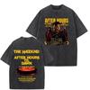 The Weeknd After Hours Til Dawn 2026 Tour Print Vintage Washed T-shirts Unisex Hip Hop Retro Oversized T-shirt Breathable and Comfortable Clothes