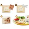 1Pc Cute Sandwich Bear Face Mold Shaper Bread Cutter With 3 Expression Safe Diy Food Mould Panda Shape Baking Tool For Kids