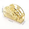 Hollowed-out Design Metal Napkin Holders Flowers&Leaves Tissue Storage Rack  Countertops