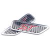 BAZG2 2pcs Aluminum Car Side Fender Stickers ST Badges Auto Body Dekoration For Ford ST FOCUS 2 3 Mondeo Fiesta Kuga MK3 MK2 MK4