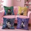 Anime Demon S-Slayer K-Kimetsu Pillow Case Pattern Printing Pillowcase Living Room Sofa Cushion Cover Bedroom Room Decor