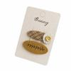 2pcs Set Embroidery Design BB Hair Clips Plaid Pattern Girls Fringe Clips Bangs Clip  for Baby Girl