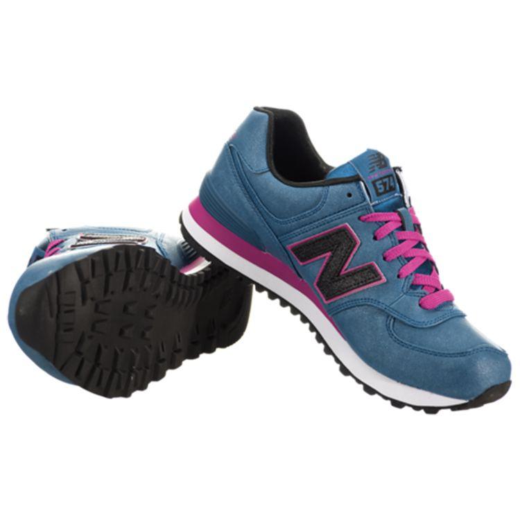 New Balance 574 Blue Rose Red Women's WL574MBR