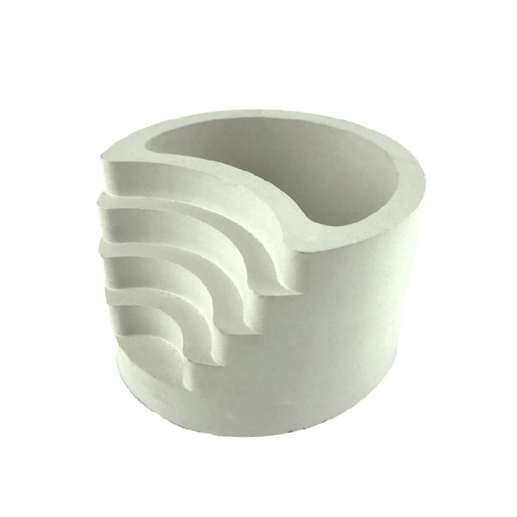 Stampo per Vaso da Fiori in Silicone Stampo per Piantine Succulente Stampo in Cemento e Gesso Stampo Rotondo in Cemento di Cemento per Portapenne Fai da Te, Decorazioni per la Casa
