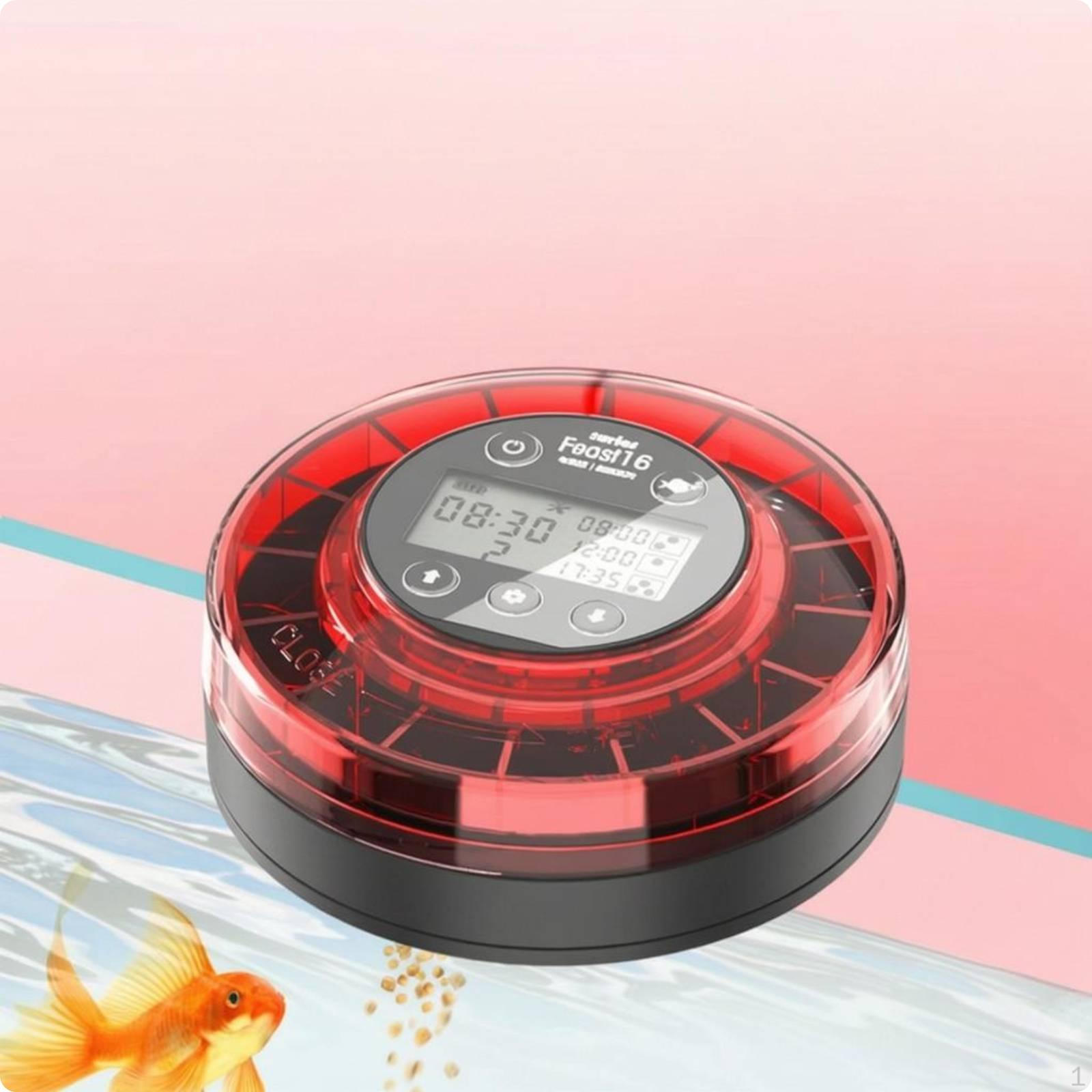 Automatic fishes Feeder Adjustable Portions Aquarium