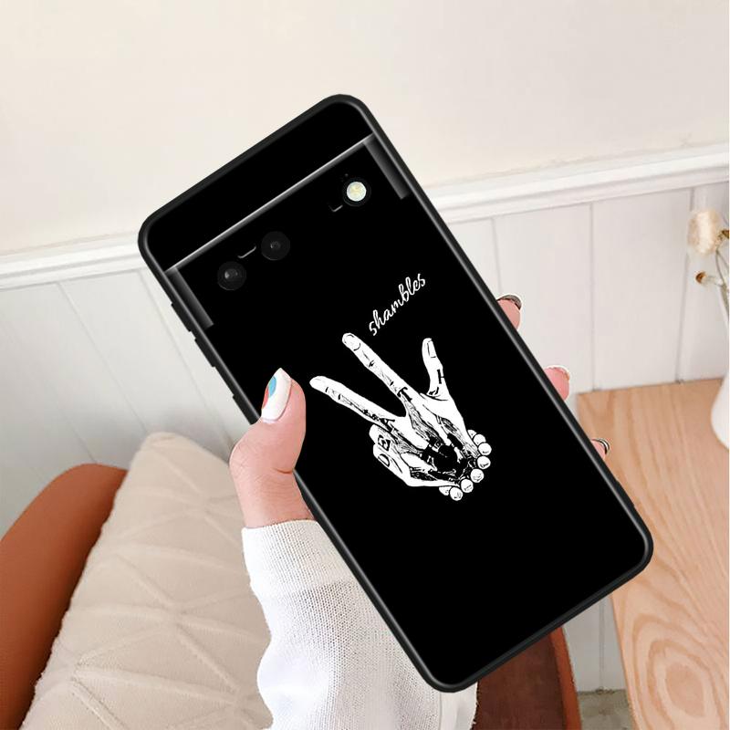 

O-nes-hP-ieces Противоударный чехол в стиле ретро для Google Pixel 8 7A 6A 5A 5 4 4A XL Pro 5G, черный чехол для телефона, мягкий чехол Fundas Capa Google Pixel 7A