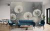 Wallpaper Inflatables in shades of grey