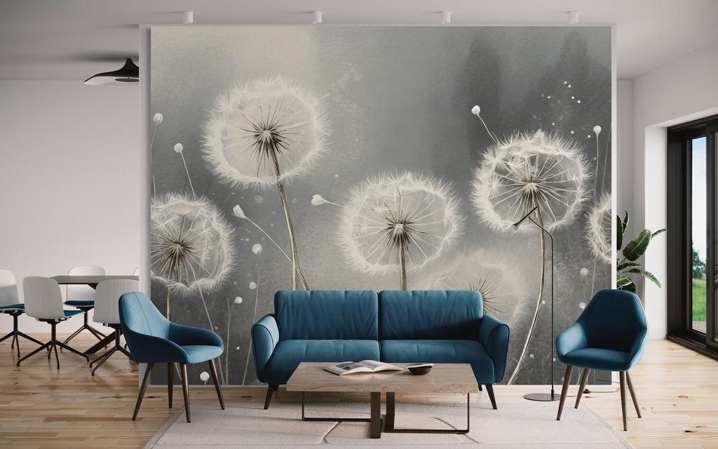 Wallpaper Inflatables in shades of grey