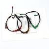 Hand-Woven Natural Crystal Bead Bracelet, Stone Beaded Bracelet, Green Dongling Agate Amethyst Bracelet B85.