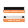 Yousheng Magnetic Plastic Wrap Cutter Wall-Mounted Slide Cutting Box for Foil Cling Film Built-In Dual Blades Space-Saving Safe Kitchen Organizer for